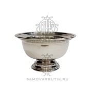 Капельник для самовара средний латунный никелированный
