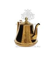 Чайник заварочный для самовара золотистый 1,2 литра