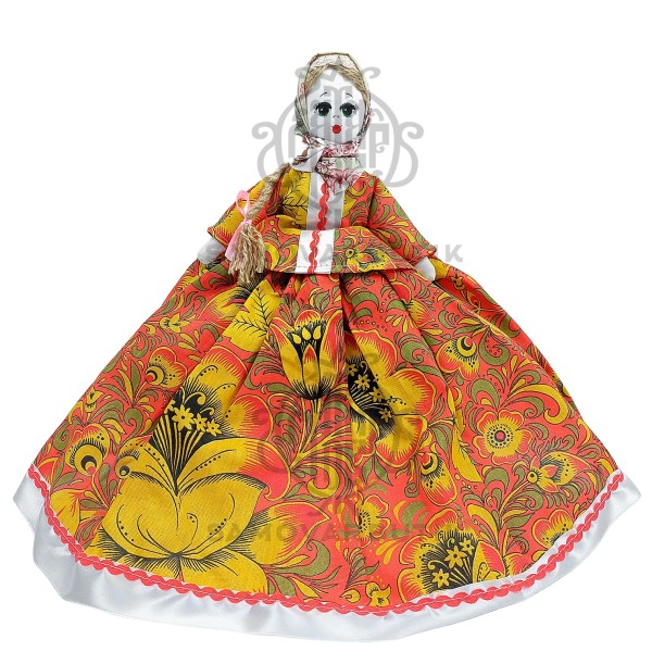 Кукла грелка на самовар и чайник "Забава" ручная работа