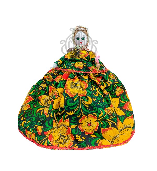 Кукла грелка на самовар и чайник "Глаша" ручная работа 