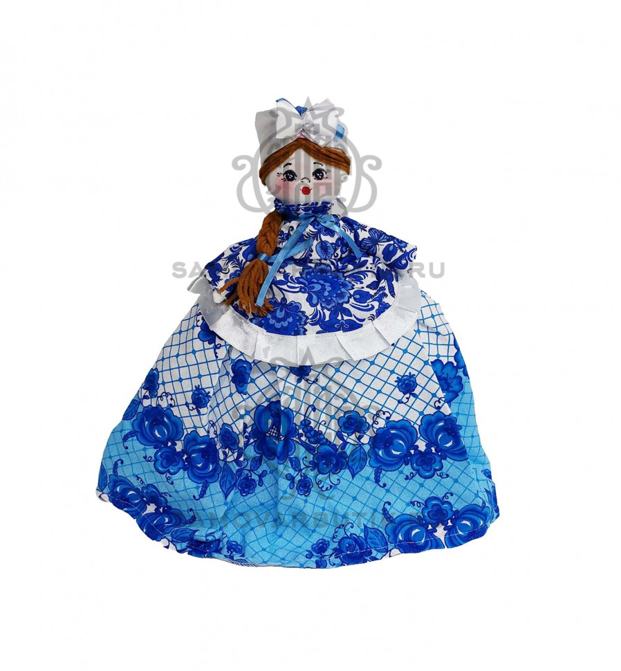 Сувенирная кукла-грелка на чайник Ксюша по выгодной цене из Семикаракорской керамики