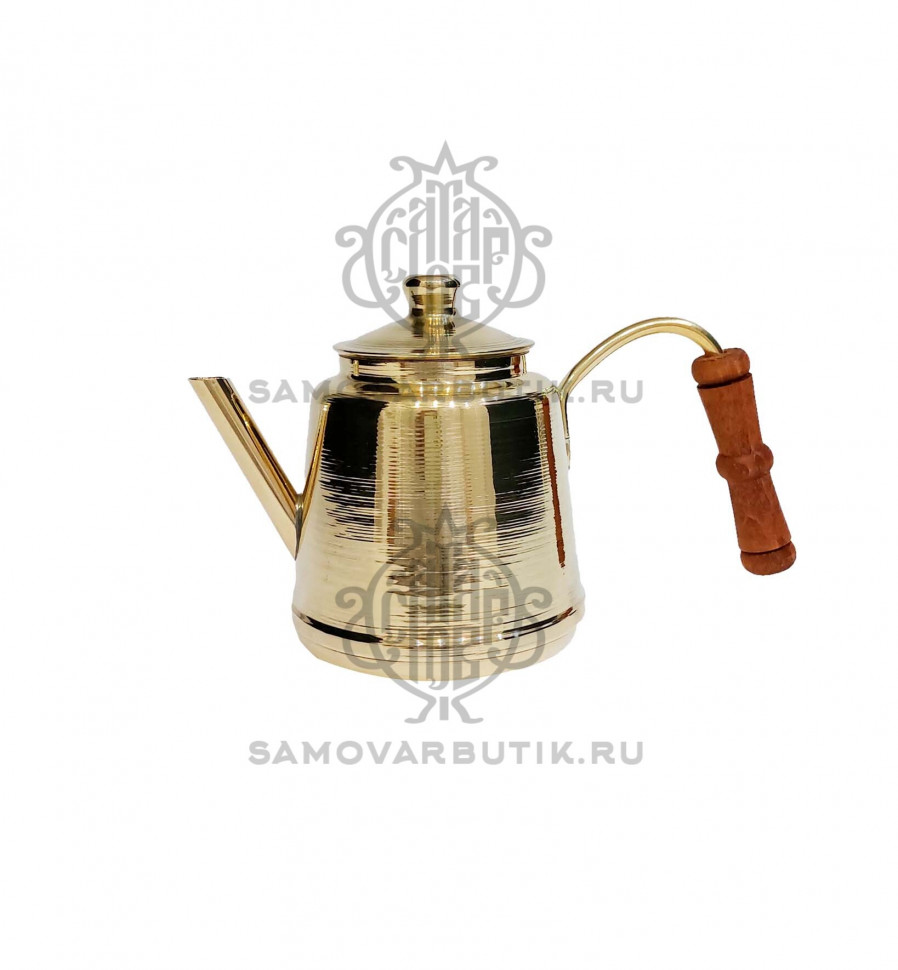 Чайник для самовара латунный 0,5 литров 