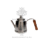 Чайник для самовара латунный никелированный 0,5 литров НОВИНКА