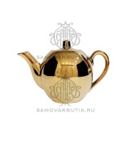 Чайник для самовара 0,85 литров золотистый