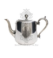 Чайник заварочный антикварный 1,7 литра "Elkington and Co" серебрение