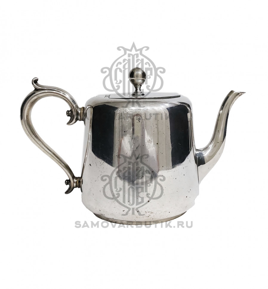 Чайник заварочный антикварный 1,7 литра "Elkington and Co" серебрение
