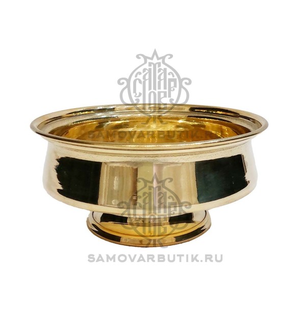 Капельник для самовара большой латунный