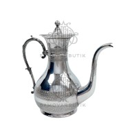 Чайник заварочный, антикварный 1,2 литр (серебрение, гравировка)