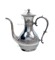 Чайник заварочный, антикварный 1,2 литр (серебрение, гравировка)