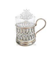 Подстаканник антикварный серебрение "Art. Krupp"