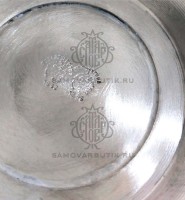 Капельник для самовара старинный "Кольчугино" латунный никелированный