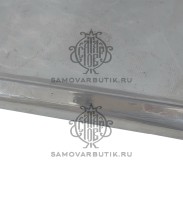 Поднос антикварный "Арка" Братья Воронцовы в родном никеле