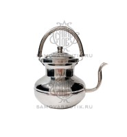 Чайник для самовара никелированный 2,5 литра Чайник для самовара никелированный 2,5 литра