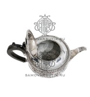 Чайник заварочный антикварный 1,3 литра серебрение