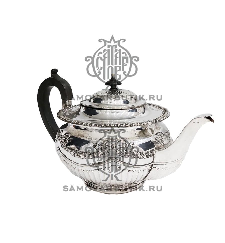 Чайник заварочный антикварный 1,3 литра серебрение