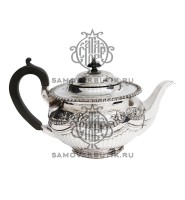 Чайник заварочный антикварный 1,3 литра серебрение