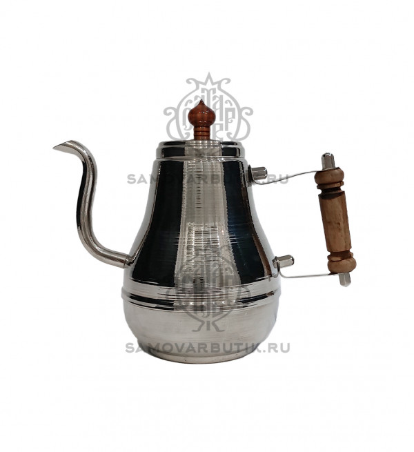 Чайник заварочный для самовара никелированный 1 литр