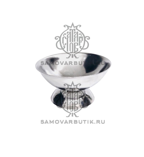 Капельник для самовара на ножке 10см нержавеющая сталь 