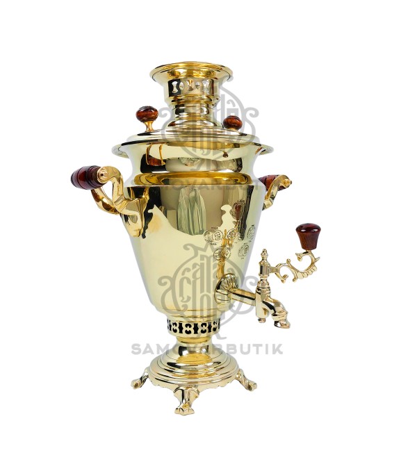 Самовар жаровый 3,5 литра "Рюмка" с медалями Прием. В. Баташева В.К. Горнин 