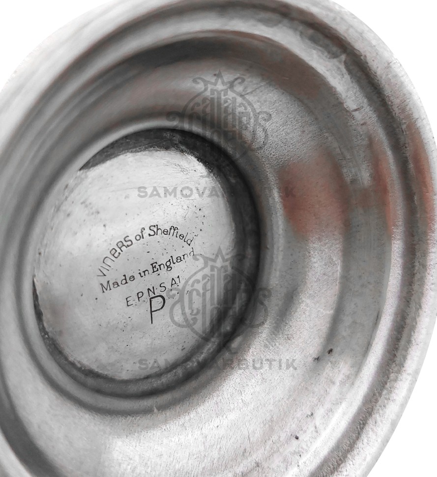 Капельник для самовара антикварный Sheffield серебрение