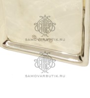 Поднос для самовара "Арка" с клеймом В. С. Баташева латунный люкс