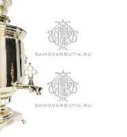 Самовар антикварный на дровах "Банка" 9 литров Б.Г. Тейле латунный люкс