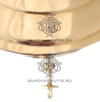 Самовар буфетный "Банка" 40 литров латунный