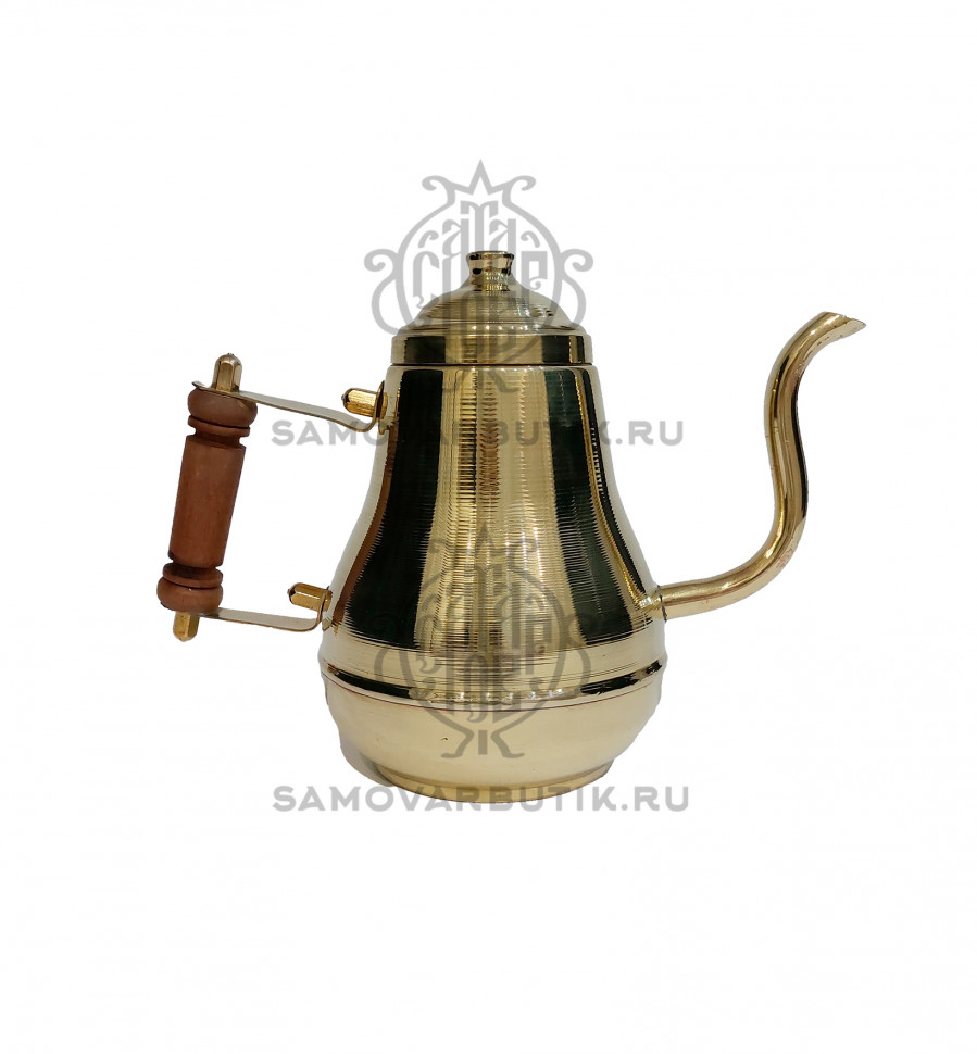 Чайник заварочный для самовара латунный 1 литр