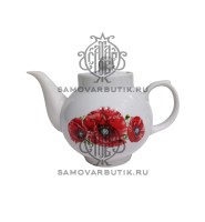 Чайник для самовара 0,7 литров "Маки"