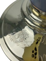 Самовар антикварный на дровах "Банка" 6,5 литров Братья Шемарины латунь люкс