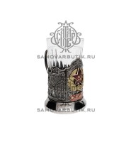 Подстаканник латунный никелированный (мельхиор) звезда СССР