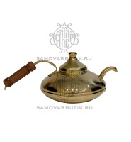 Чайник заварочный для самовара латунный 0,9 литров Алладин