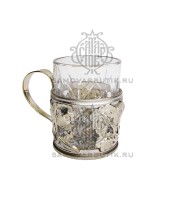 Подстаканник антикварный латунный "Fraget"