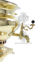 Самовар антикварный на дровах "Ваза" 5 литров  Н.А. Воронцов латунь