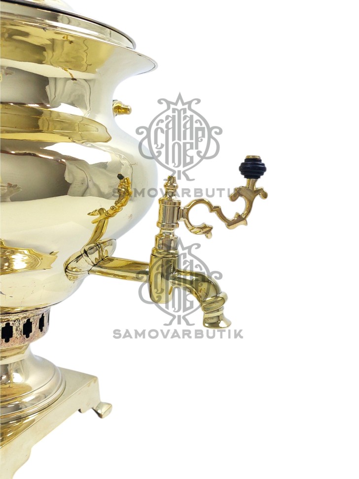 Самовар антикварный на дровах "Ваза" 5 литров  Н.А. Воронцов латунь