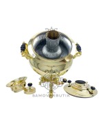 Самовар антикварный на дровах "Ваза" 5 литров  Н.А. Воронцов латунь