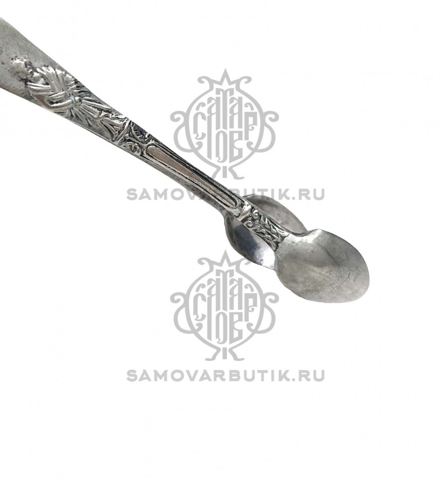 Щипцы для сахара антикварные серебрение 10,5см 