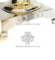 Самовар антикварный на дровах "Банка" 9 литров В. С. Баташева латунный люкс