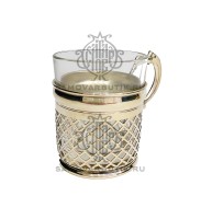 Подстаканник антикварный латунный "Fraget"