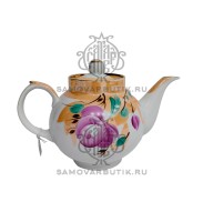 Чайник заварочный 0,7 литра "Юбилейный" СССР  фарфор