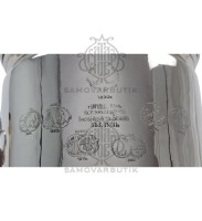 Самовар антикварный на дровах "Банка" 5 литров Н.И. Баташев латунь никелированная