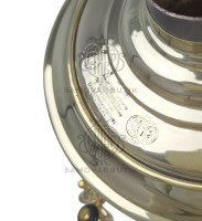 Самовар антикварный на дровах "Банка с гранями" 5 литров В.С. Баташев латунь люкс