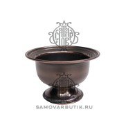 Капельник для самовара средний латунный патинированный