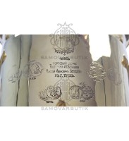 Самовар антикварный на дровах "Банка" с медалями 4,5 литра Н.И. Баташев 