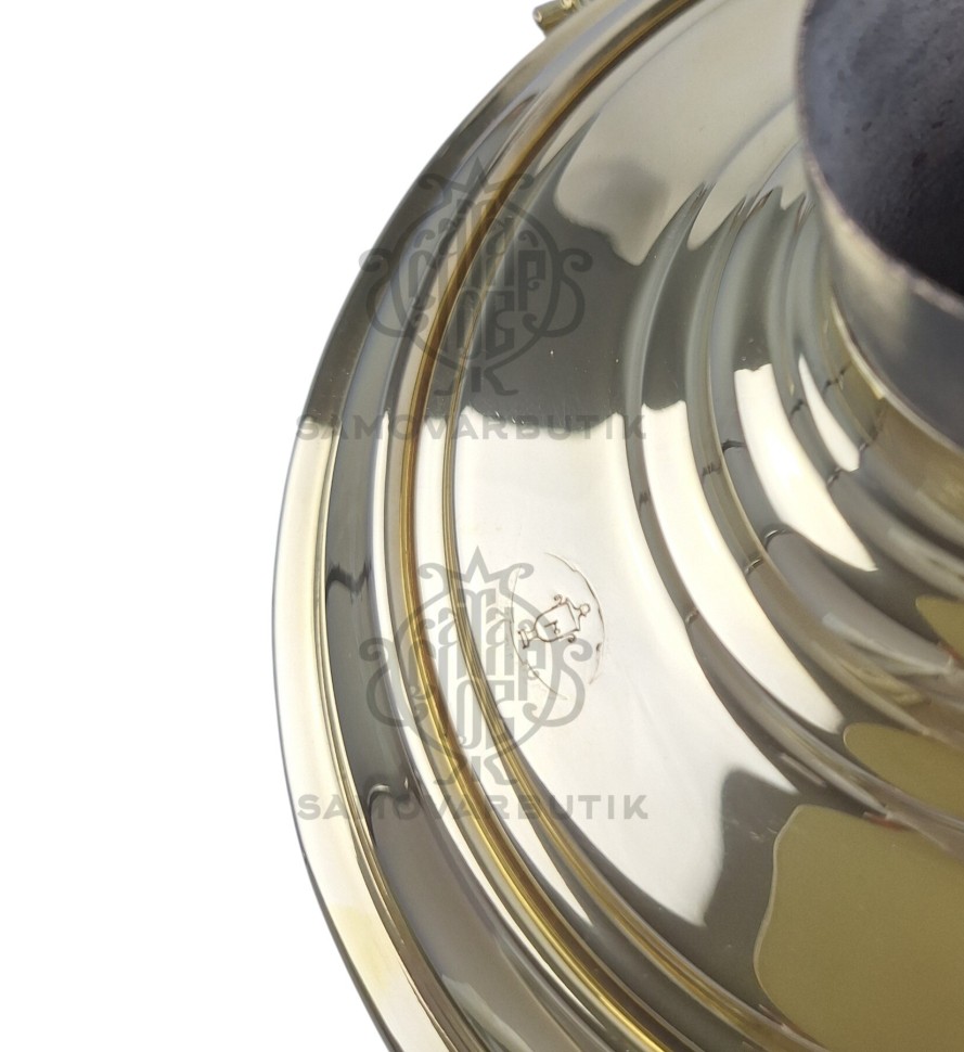 Самовар антикварный на дровах "Рюмка" 6 литров Артель Прогресс латунь