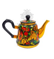 Заварочный чайник новый. СССР. Роспись "Клубника" 