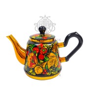 Заварочный чайник новый. СССР. Роспись "Клубника" 