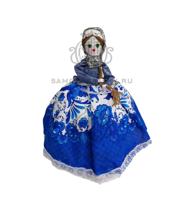 Кукла грелка на самовар и чайник "Надюша" ручная работа