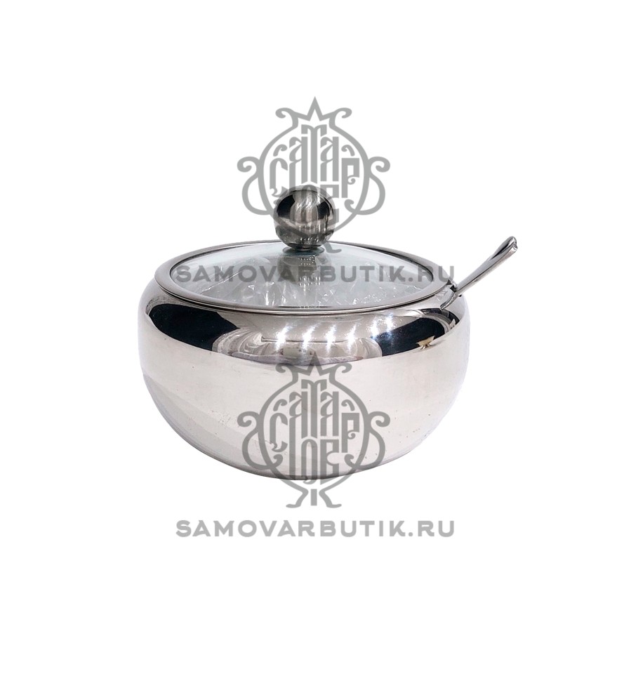 Сахарница нержавеющая сталь большая