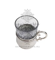 Подстаканник антикварный никелированный Norblin